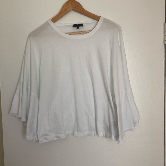 7 For All Mankind Long Sleeve Top. Sz S - Picture 3 of 7